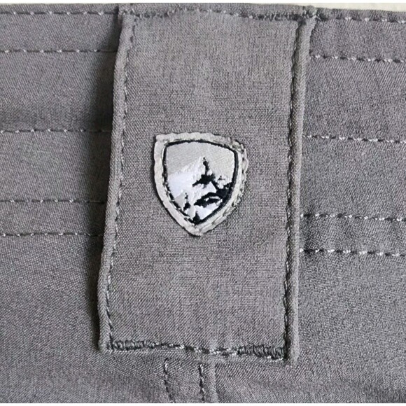 Kuhl Women's Freeflex Roll-up Cargo Pants 12 Reg Gray Drawstring Relaxed Fit - Picture 4 of 16